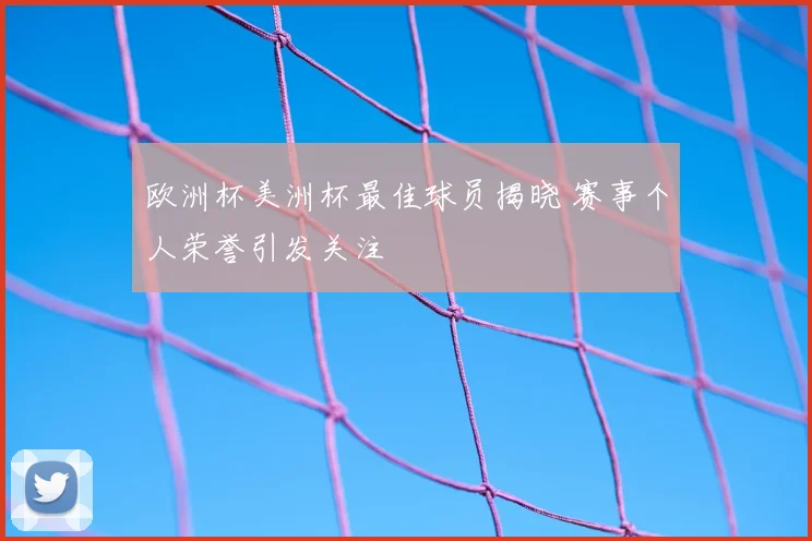 欧洲杯美洲杯最佳球员揭晓 赛事个人荣誉引发关注
